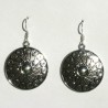 Boucles d'oreilles argent rondes