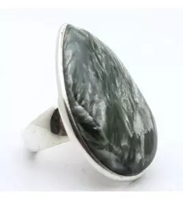 bague argent séraphinite