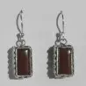 boucles d'oreilles cornaline