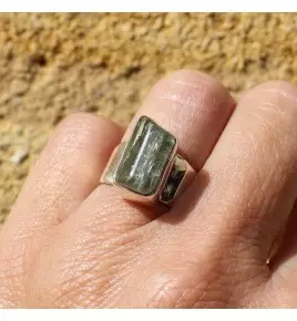 bague argent aigue marine