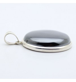 pendentif hematite argent