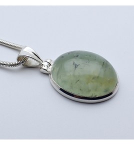 préhnite verte pendentif