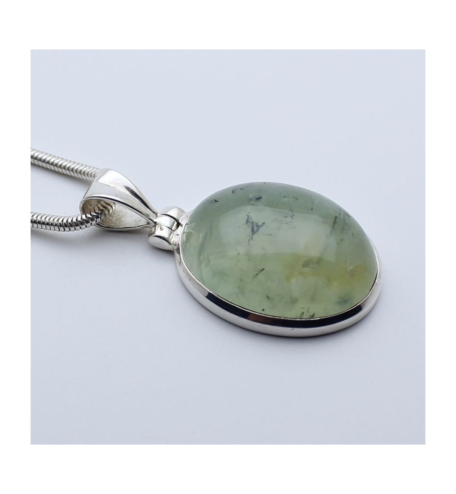 préhnite verte pendentif