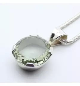 pendentif prasiolite