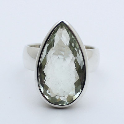 bague argent et pierre femme
