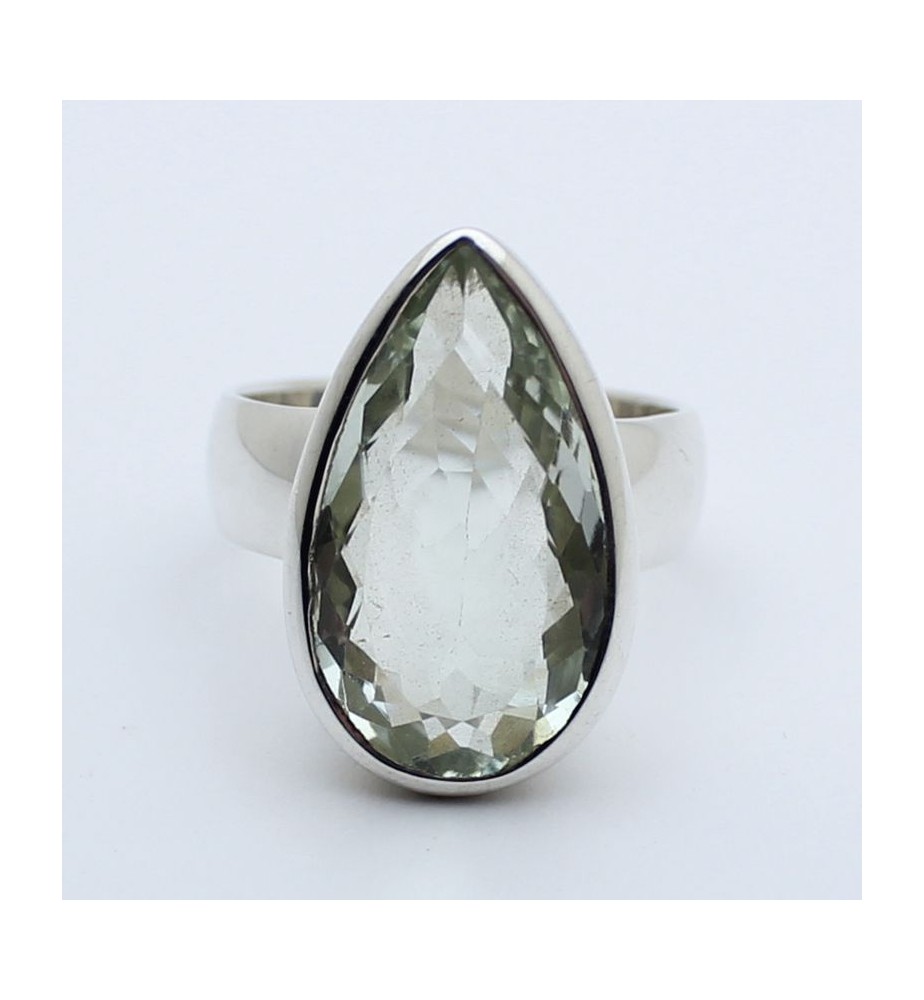 bague argent et pierre femme