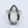 bague argent et pierre femme