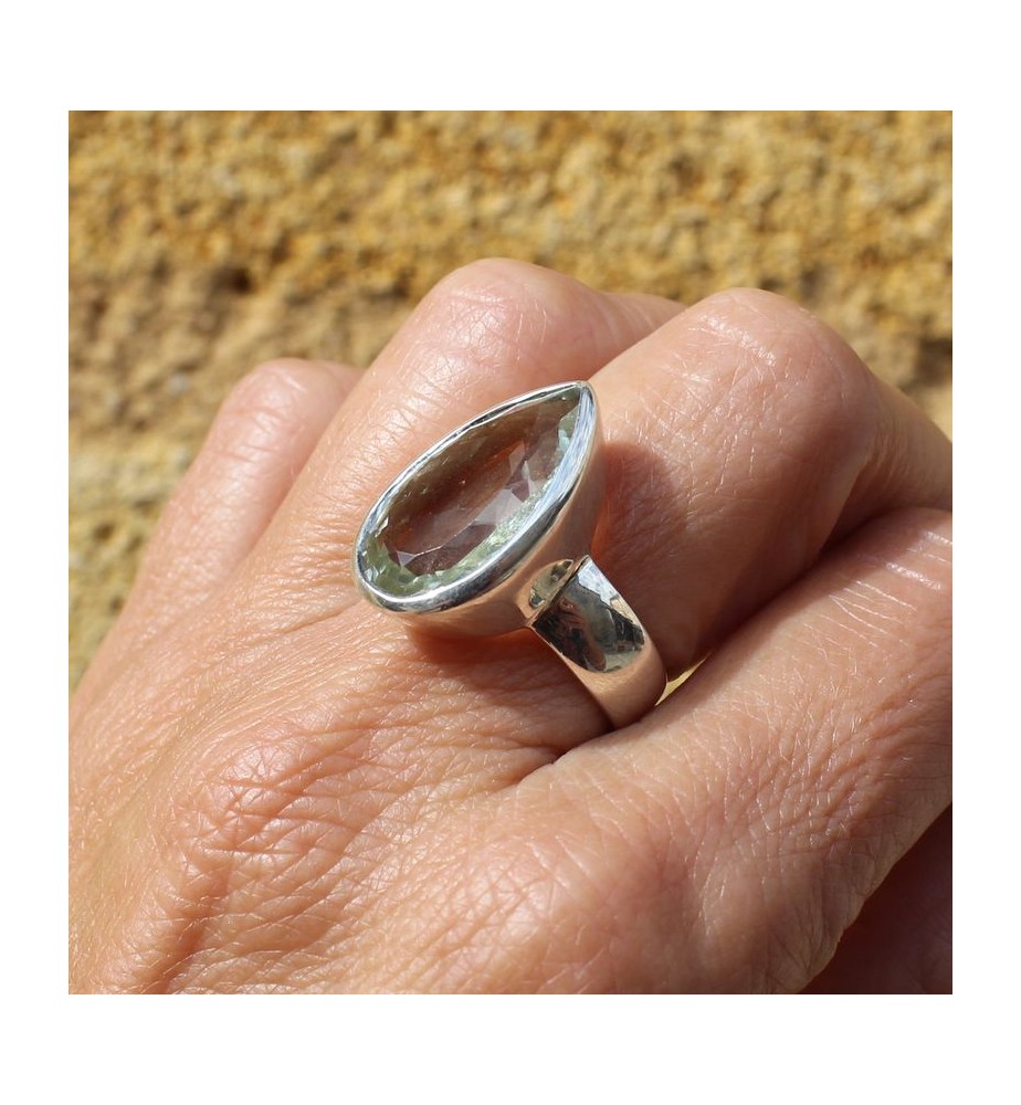 bague prasiolite
