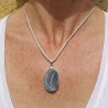 pendentif argent et pierre ethnique