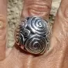 bague argent femme