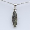 pendentif argent et pyrite