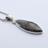 pendentif argent 925 et pyrite brute