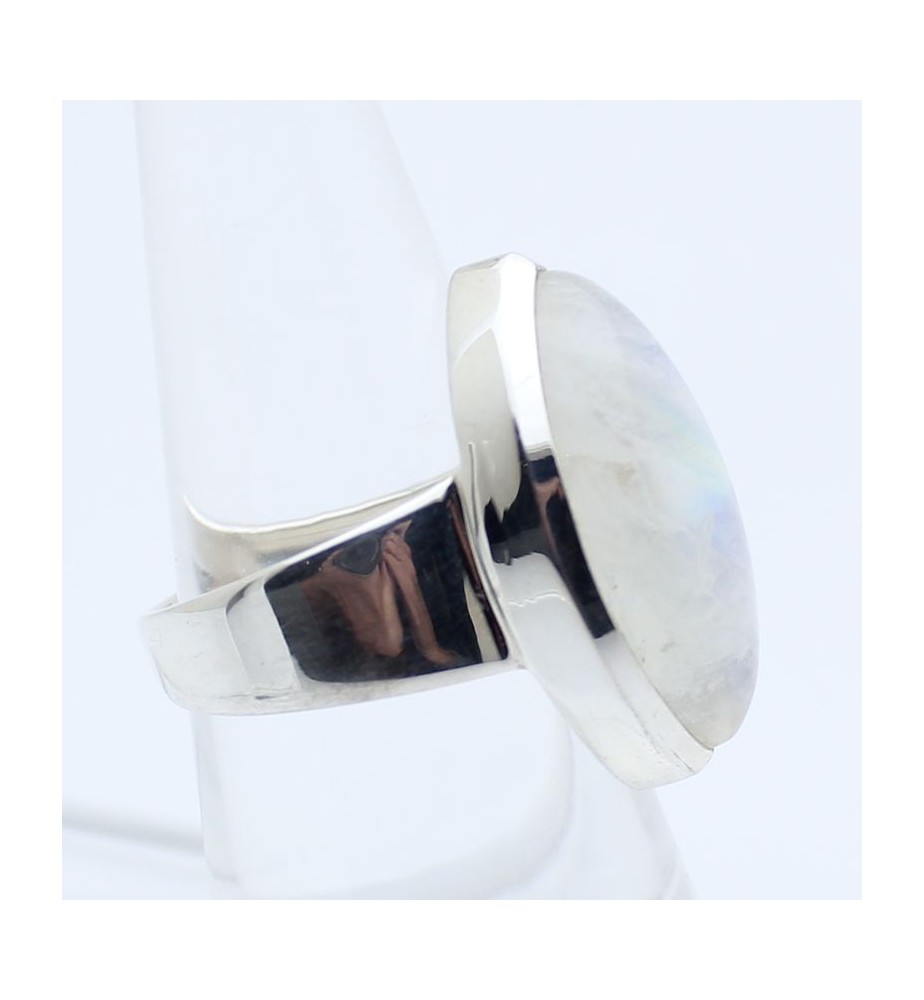 bague argent et pierre de lune bague argent et pierre de lune