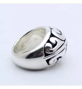 bague argent femme