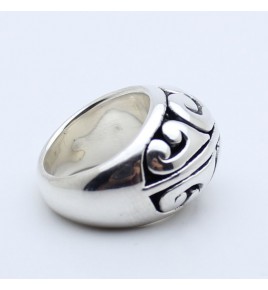 bague argent femme