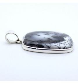 pendentif argent 925 et agate