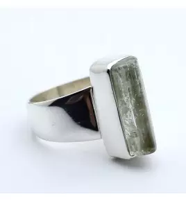 bague aigue marine argent