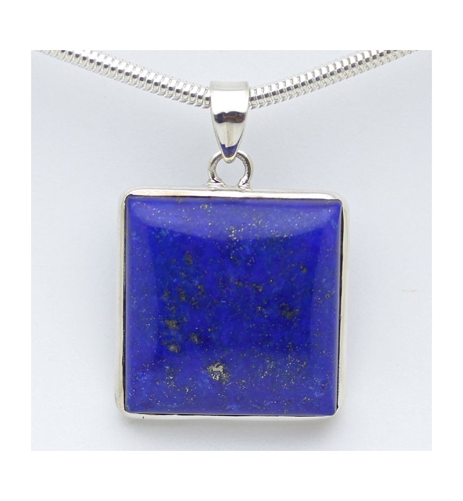 pendentif argent et lapis lazuli pendentif argent et lapis lazuli