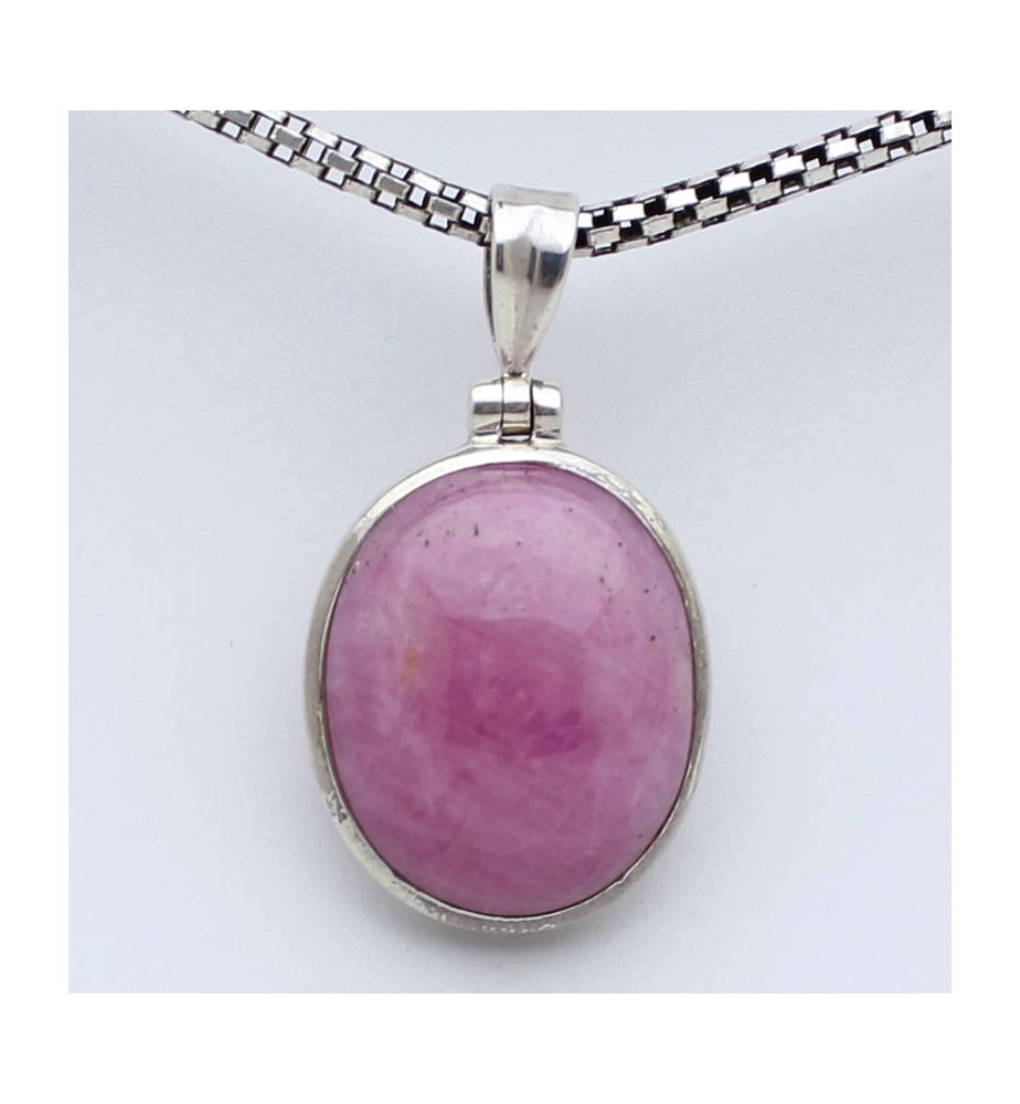 pendentif argent et rubis indien pendentif argent et rubis indien