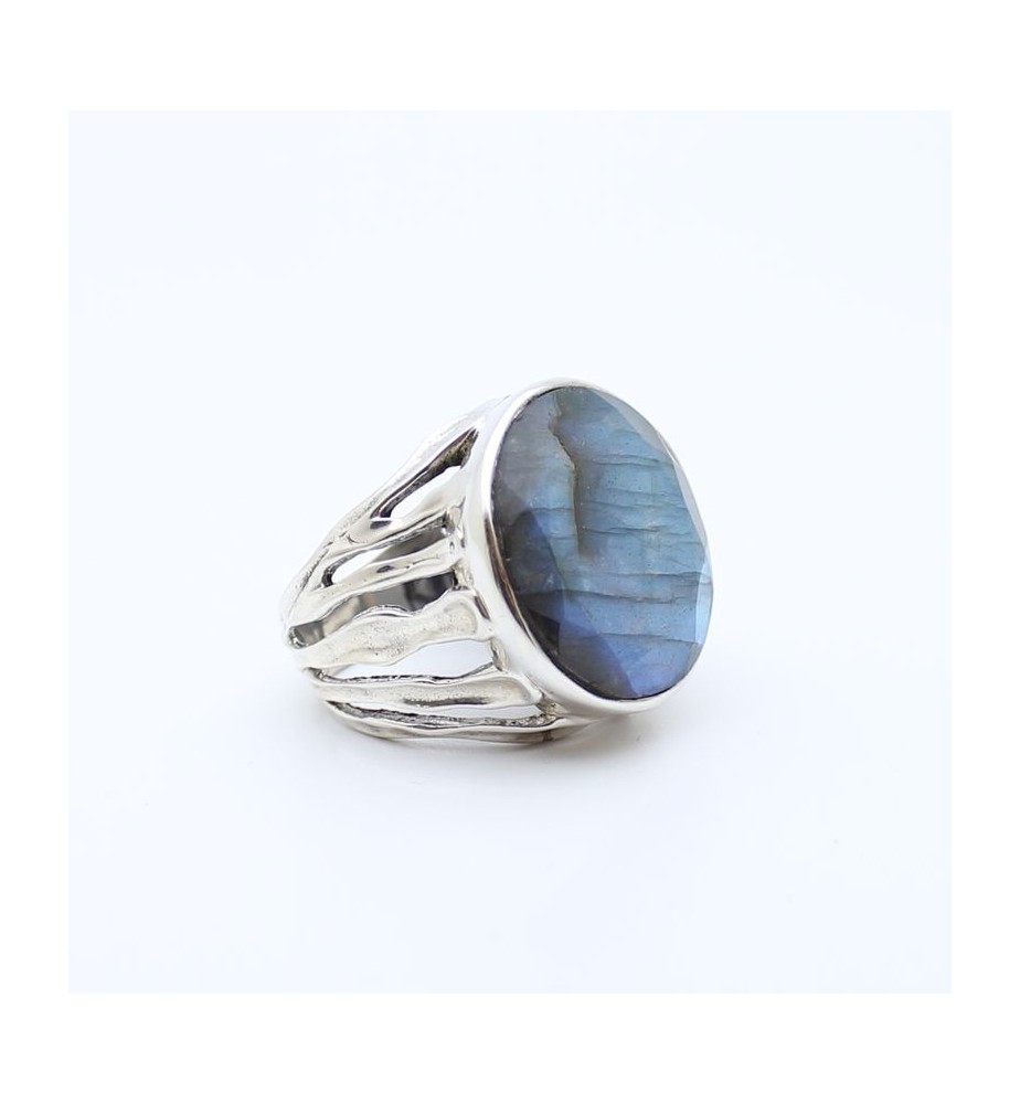 bague argent et labradorite bague argent et labradorite