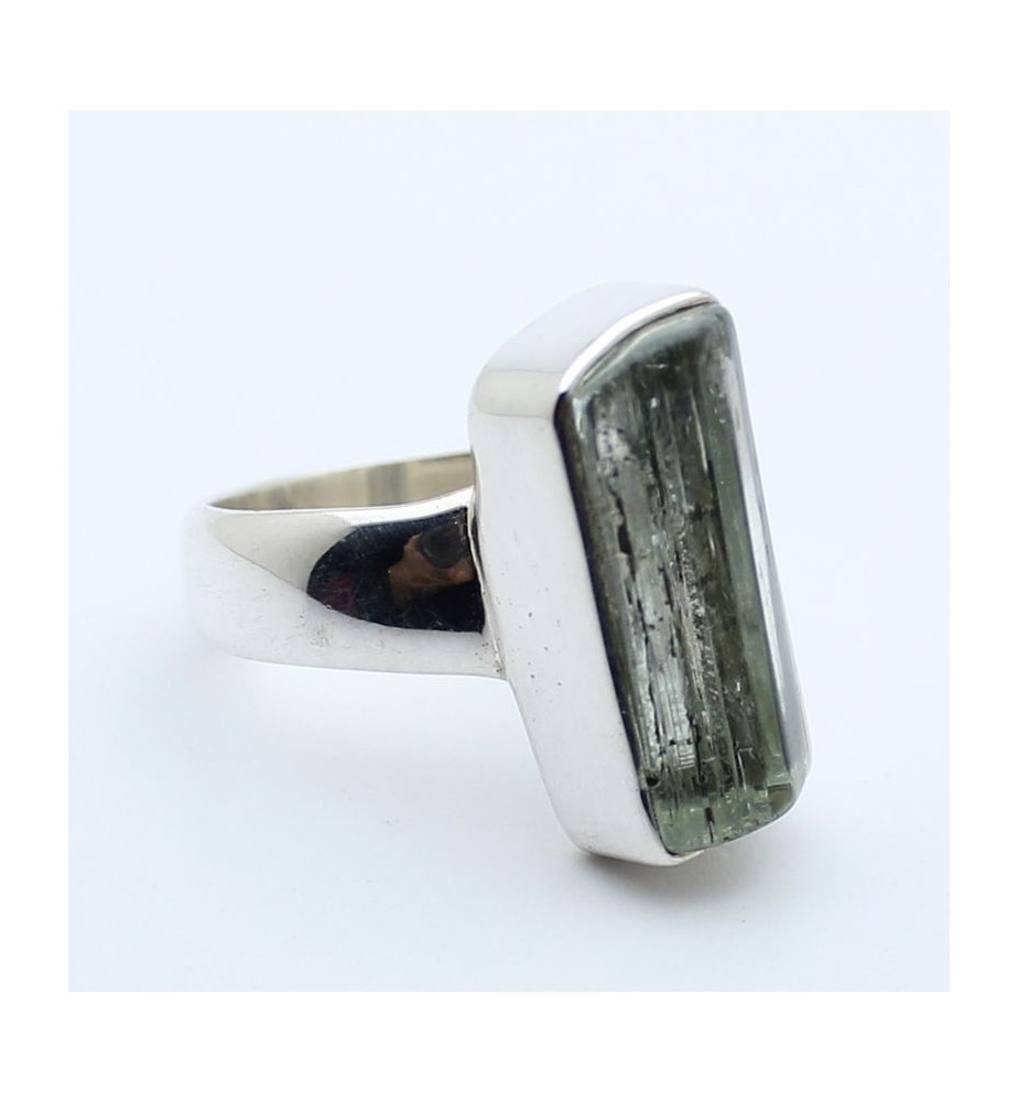 Bague En Argent Avec Aigue-Marine - Pierre Principale Saphir (?) - Neuf Sans Emballage