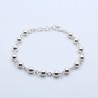 bracelet perles argent