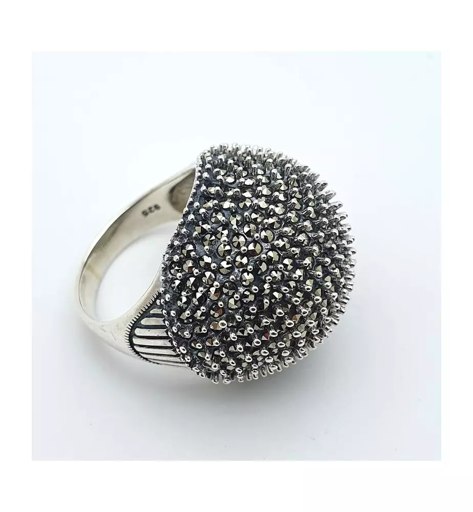 bague argent et marcassite bague argent et marcassite