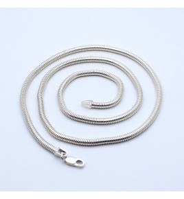 chaîne argent maille serpent