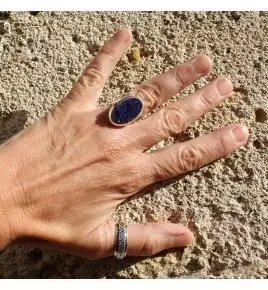 bague argent femme