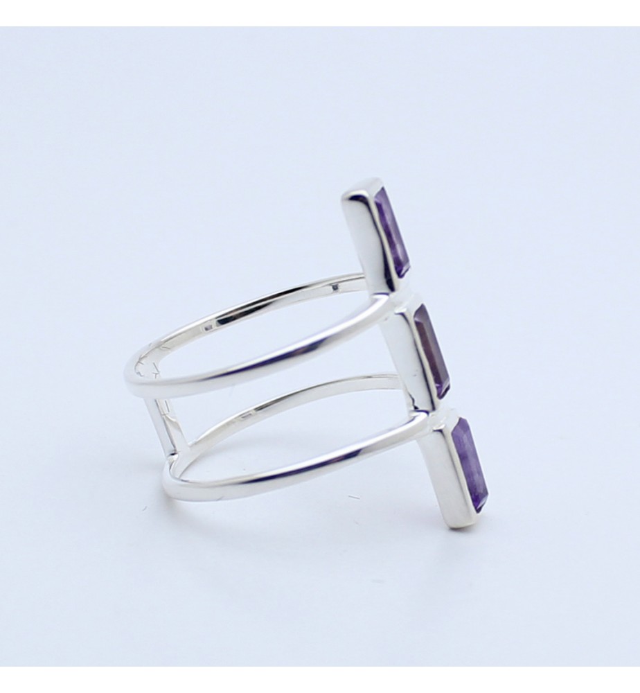 bague argent et améthyste bague argent et améthyste