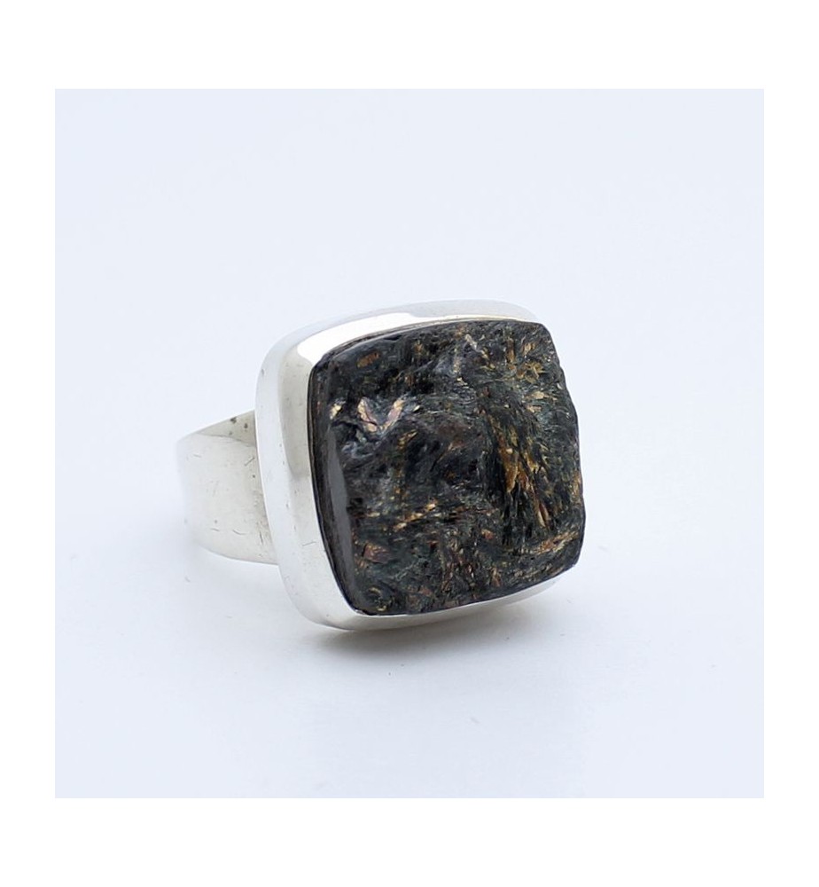bague argent et astrophyllite bague argent et astrophyllite