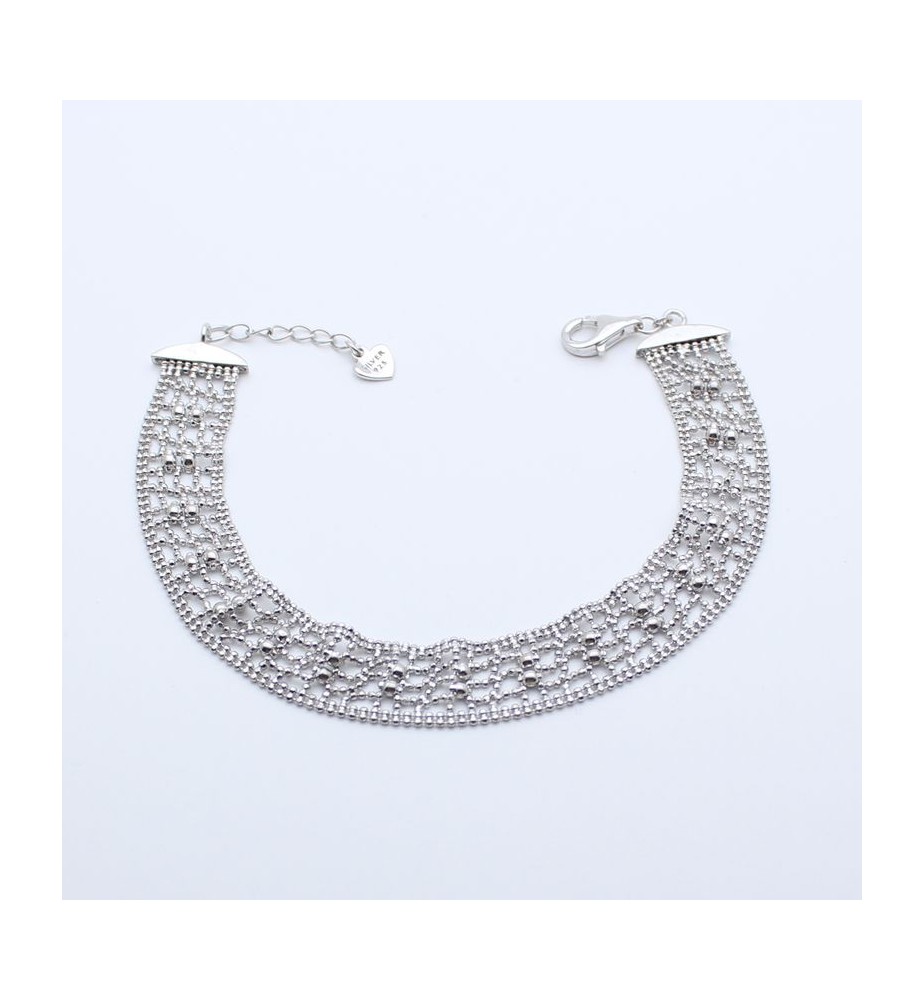 bracelet argent rhodié bracelet argent rhodié
