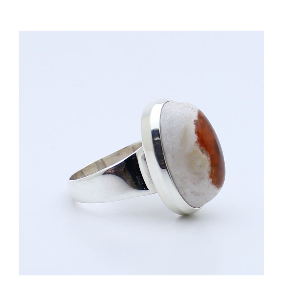 bague argent et opale de feu bague argent et opale de feu