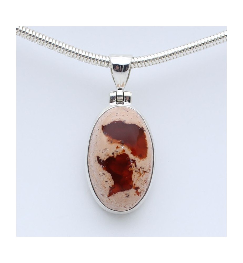 pendentif argent et opale pendentif argent et opale