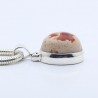 pendentif argent 925 et opale de feu