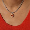 pendentif argent 925 et opale