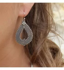 boucles d'oreilles argent