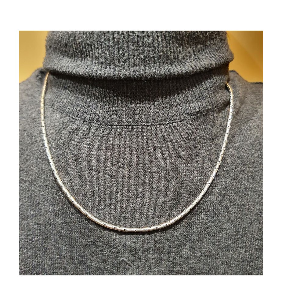 chaine argent homme