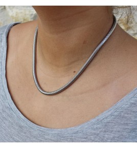 chaine argent femme