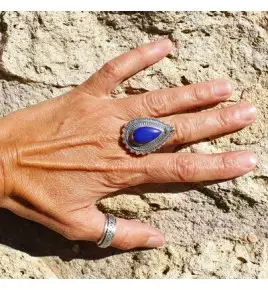 Bague argent et lapis lazuli
