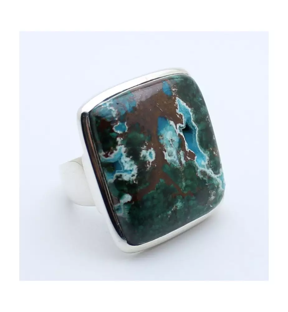 bague argent chrysocolle bague argent chrysocolle