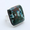 bague argent chrysocolle