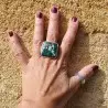 bague argent femme