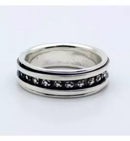 bague argent anti-stress