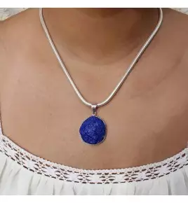 pendentifs argent et pierres