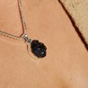 pendentif grenat brut