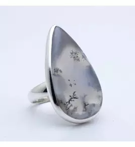bague agate dendritique
