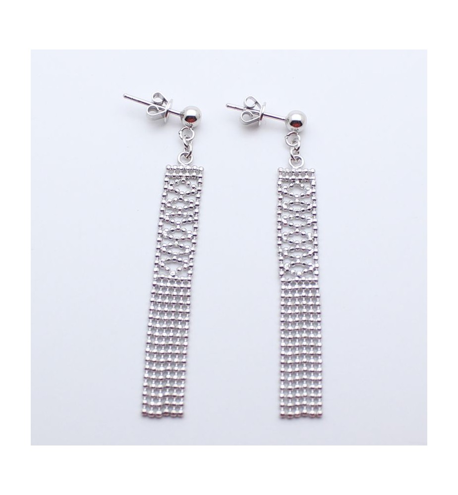 boucles d'oreilles argent