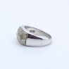 pyrite bague argent