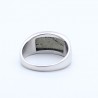 bague argent et pyrite